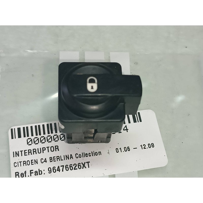 Recambio de interruptor para citroen c4 berlina collection referencia OEM IAM 96476626XT CIERRE PUERTAS CONECTOR 4 PINES