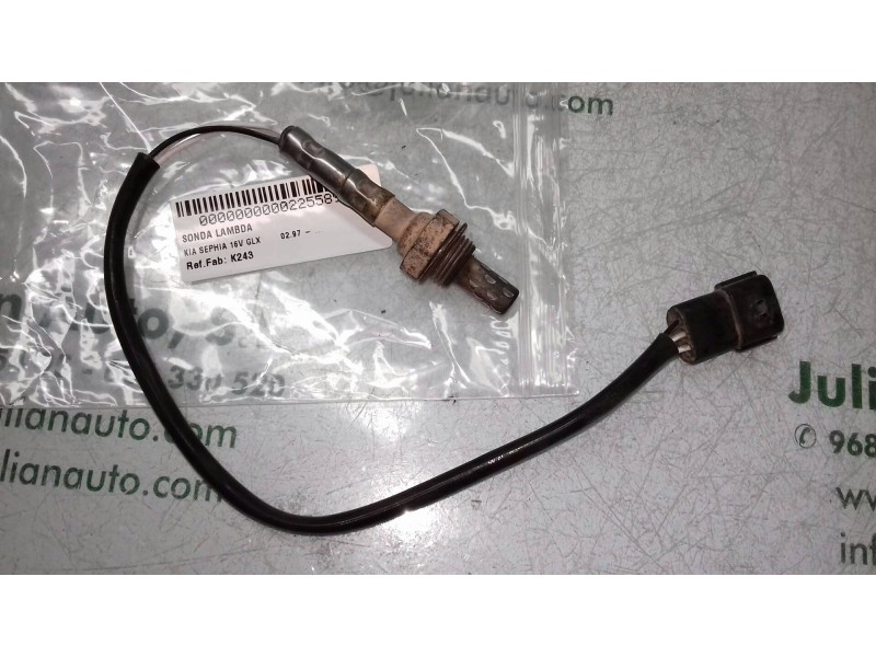 Recambio de sonda lambda para kia sephia 16v glx referencia OEM IAM K243 63K1 3 PINES Recambio de sonda lambda para kia sephia 16v glx referencia OEM IAM K243 63K1 3 PINES
