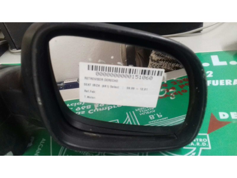 Recambio de retrovisor derecho para seat ibiza (6k1) select referencia OEM IAM   MANUAL Recambio de retrovisor derecho para seat ibiza (6k1) select referencia OEM IAM   MANUAL