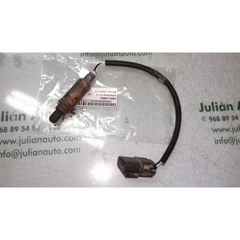 Recambio de sonda lambda para nissan micra (k11) lx referencia OEM IAM 0258003256 0258003256/257 3 PINES