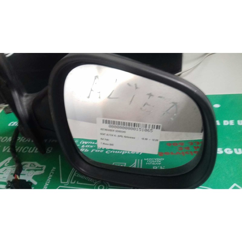 Recambio de retrovisor derecho para seat altea xl (5p5) reference referencia OEM IAM   ELECTRICO