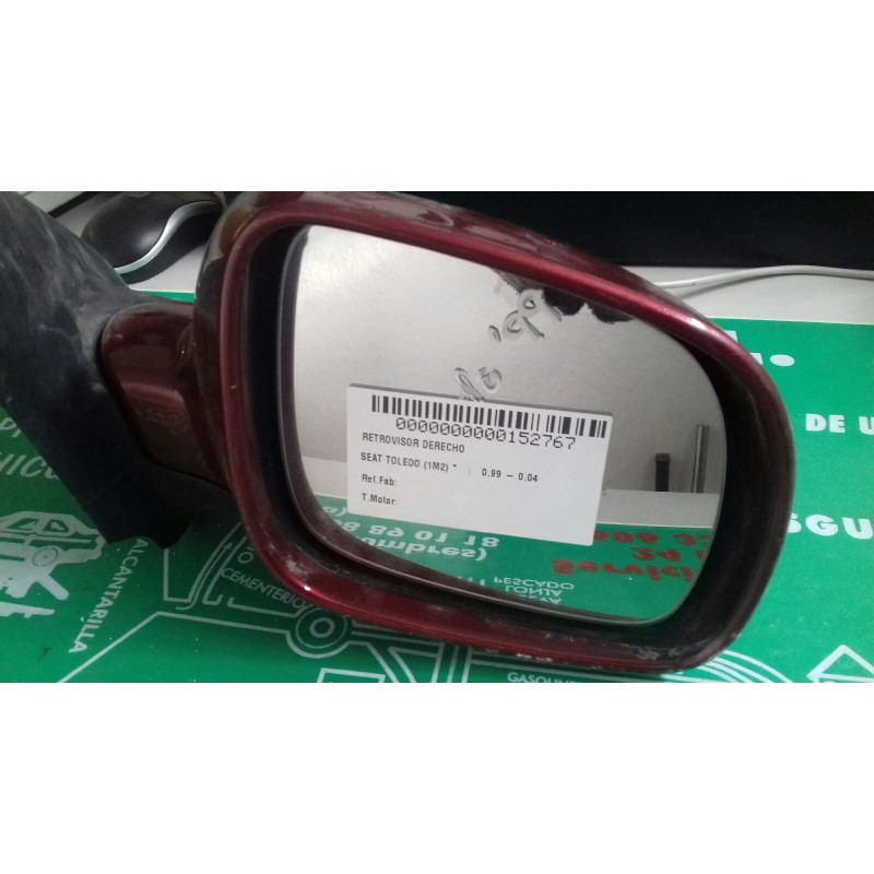 Recambio de retrovisor derecho para seat toledo (1m2) referencia OEM IAM   MANUAL