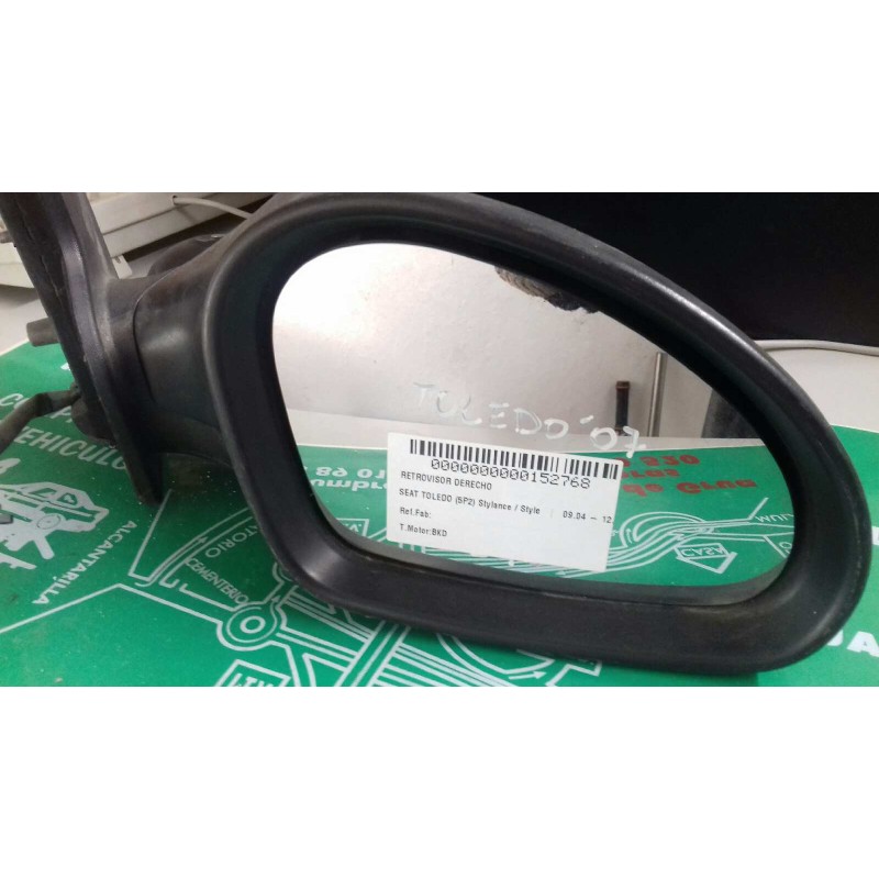 Recambio de retrovisor derecho para seat toledo (5p2) stylance / style referencia OEM IAM   ELECTRICO