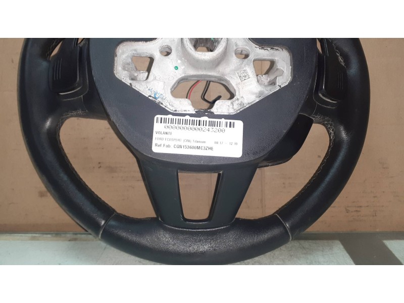 Recambio de volante para ford ecosport (cr6) titanium referencia OEM IAM CGN153600MC3ZHE CGN153600 PIEL