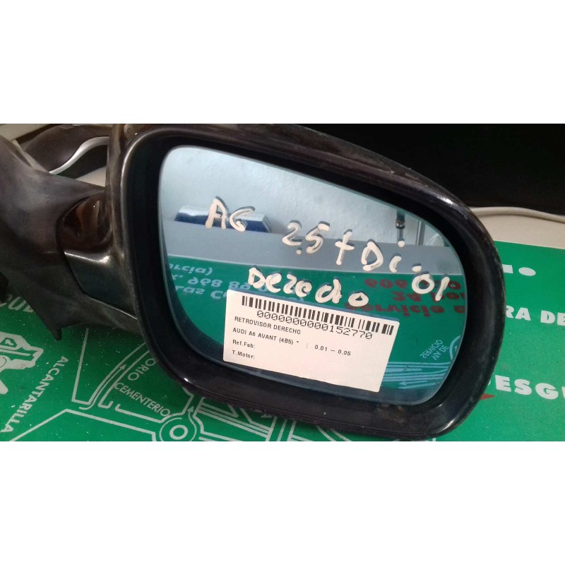 Recambio de retrovisor derecho para audi a6 avant (4b5) referencia OEM IAM   ELECTRICO