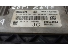 Recambio de centralita motor uce para opel astra h ber. cosmo referencia OEM IAM 98074154 0281014643 BOSCH 2