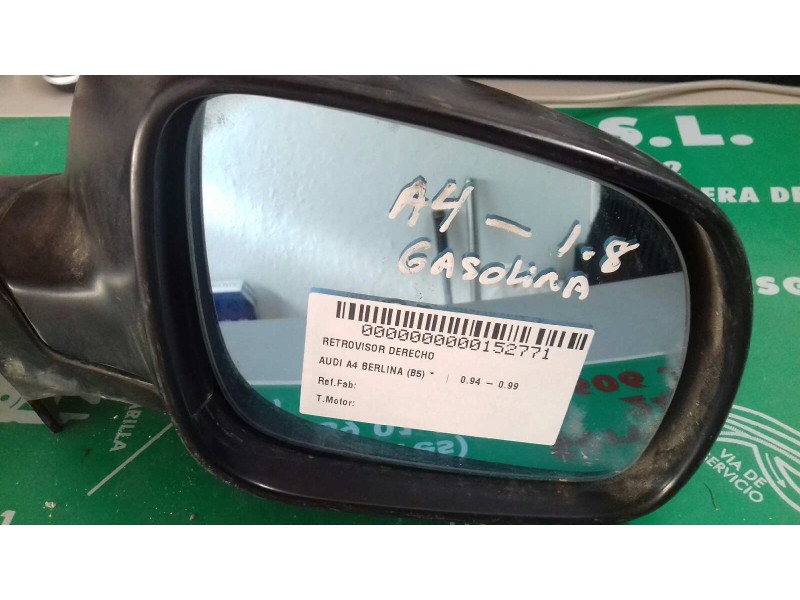 Recambio de retrovisor derecho para audi a4 berlina (b5) referencia OEM IAM   ELECTRICO Recambio de retrovisor derecho para audi a4 berlina (b5) referencia OEM IAM   ELECTRICO