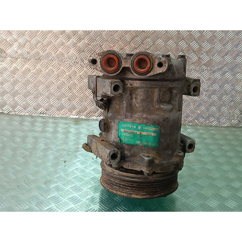 Recambio de compresor aire acondicionado para ford focus c-max (cap) ambiente (d) referencia OEM IAM 3M5H19D629SA SD7V16 SANDEN