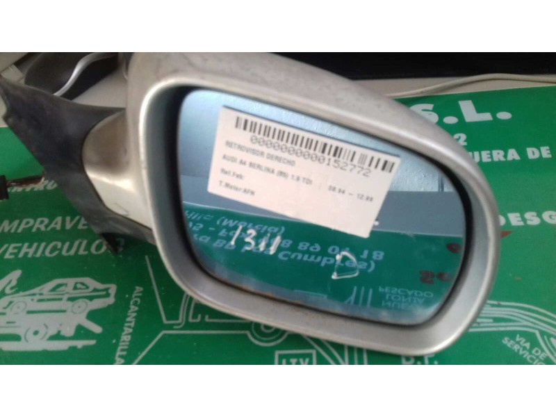 Recambio de retrovisor derecho para audi a4 berlina (b5) 1.9 tdi referencia OEM IAM   ELECTRICO