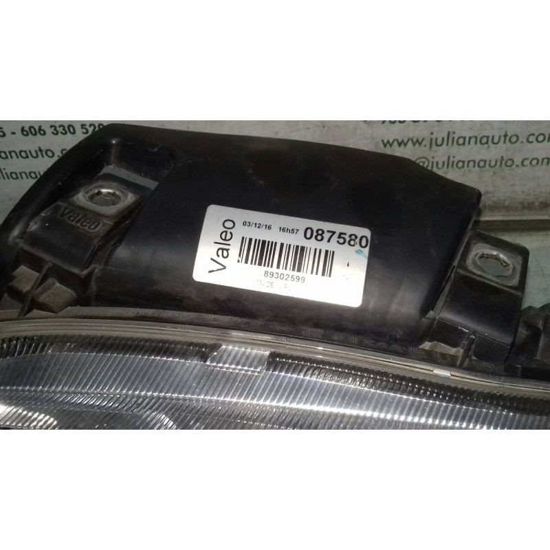 Recambio de faro izquierdo para seat cordoba berlina (6k2) sport referencia OEM IAM 087580 89302599 