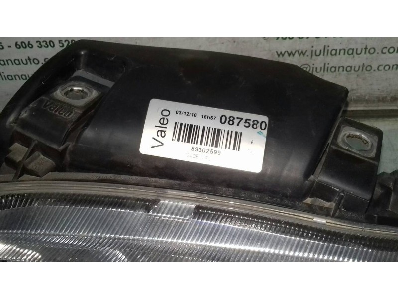 Recambio de faro izquierdo para seat cordoba berlina (6k2) sport referencia OEM IAM 087580 89302599 