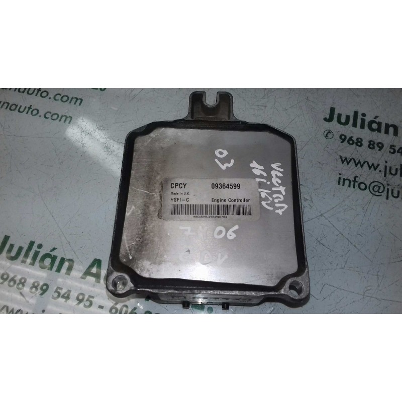 Recambio de centralita motor uce para opel vectra c berlina elegance referencia OEM IAM 09364599 D99004 KIT - DELCO