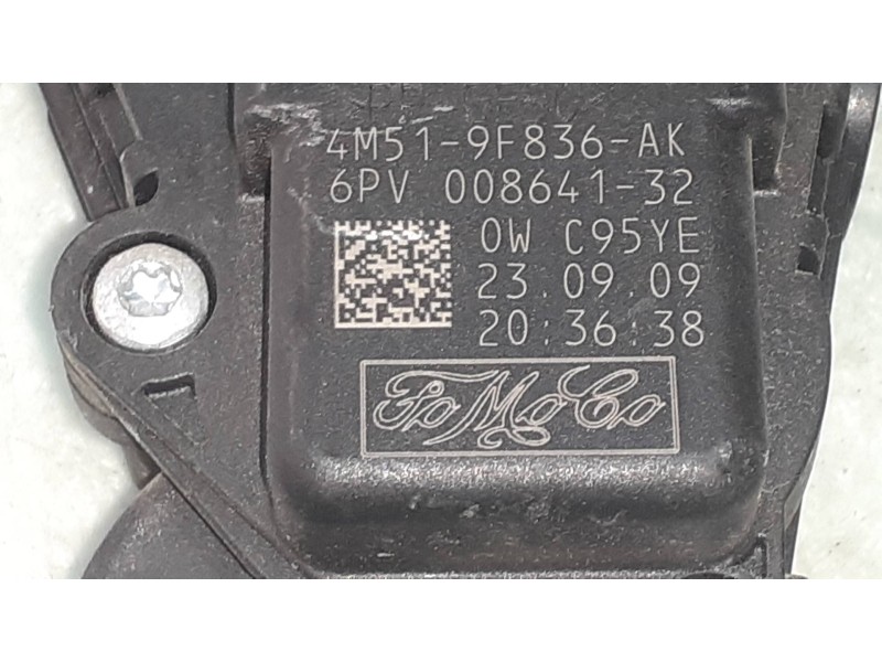 Recambio de pedal acelerador para ford focus lim. (cb4) titanium referencia OEM IAM 4M519F836AK 6PV00864132 FOMOCO