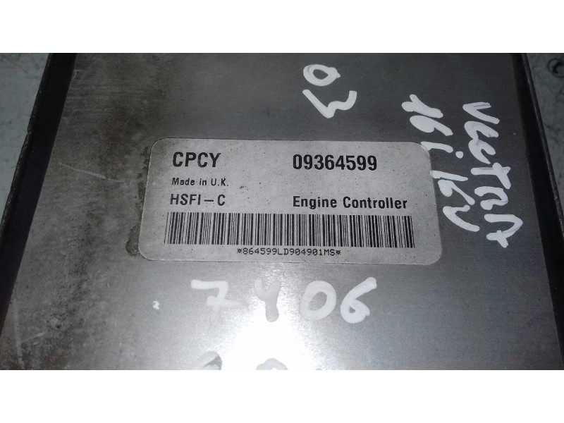 Recambio de centralita motor uce para opel vectra c berlina elegance referencia OEM IAM 09364599 D99004 KIT - DELCO