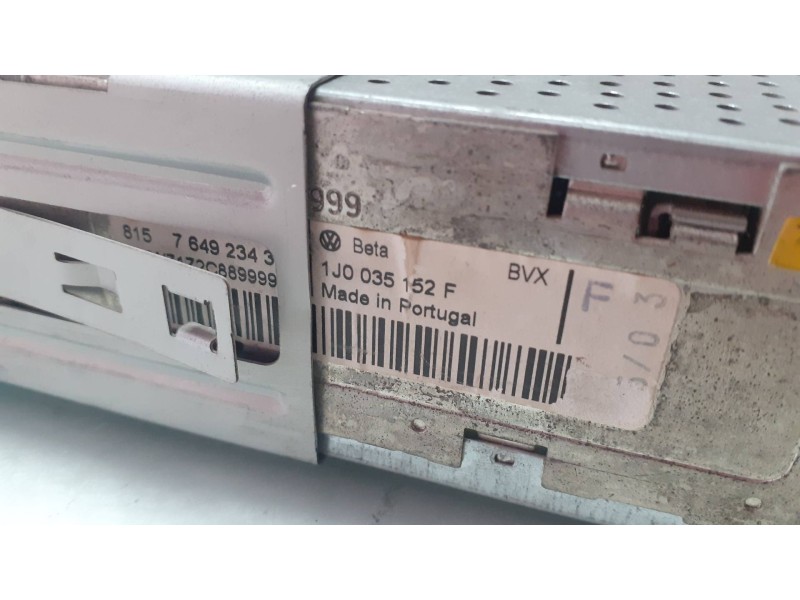 Recambio de sistema audio / radio cd para volkswagen passat berlina (3b3) executive referencia OEM IAM 1J0035152F 7649234360 863