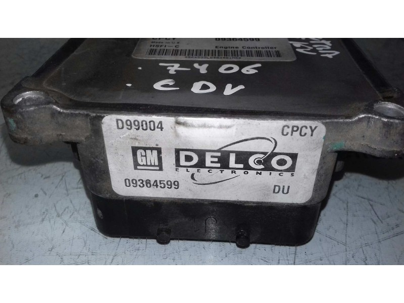 Recambio de centralita motor uce para opel vectra c berlina elegance referencia OEM IAM 09364599 D99004 KIT - DELCO
