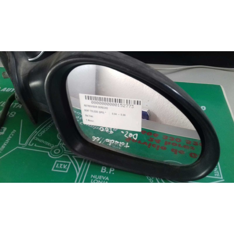 Recambio de retrovisor derecho para seat toledo (5p2) referencia OEM IAM   ELECTRICO