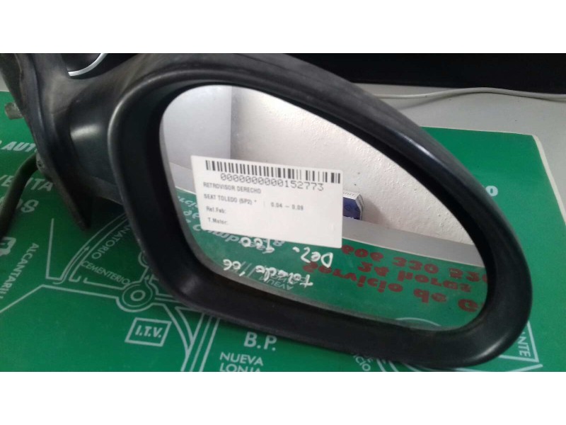 Recambio de retrovisor derecho para seat toledo (5p2) referencia OEM IAM   ELECTRICO Recambio de retrovisor derecho para seat toledo (5p2) referencia OEM IAM   ELECTRICO