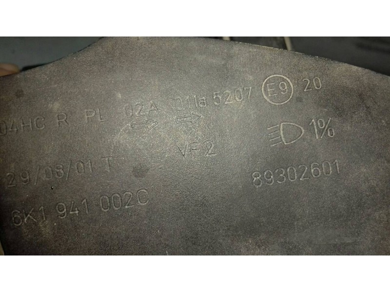 Recambio de faro derecho para seat cordoba berlina (6k2) sport referencia OEM IAM 6K1941002C  