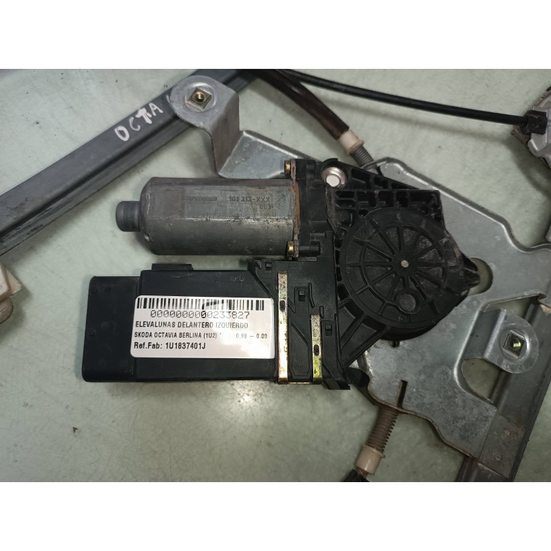 Recambio de elevalunas delantero izquierdo para skoda octavia berlina (1u2) 1.8 20v slx referencia OEM IAM 1U1837401J 101313XXX 