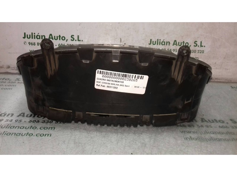 Recambio de cuadro instrumentos para seat cordoba berlina (6k2) sport referencia OEM IAM 88311292  