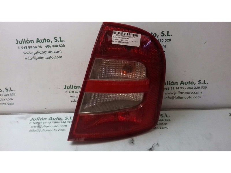 Recambio de piloto trasero derecho para skoda fabia (6y2/6y3) classic referencia OEM IAM ZSB6Y6945096B 6Y6945112B 