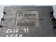 Recambio de centralita motor uce para renault clio i fase i+ii (b/c57) 1.2 rl referencia OEM IAM 7700856784 7700871780 IAW6R20 2