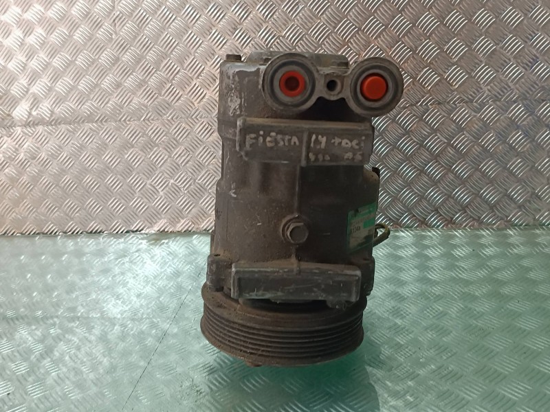 Recambio de compresor aire acondicionado para ford fiesta (cbk) ambiente referencia OEM IAM 2S6119D629AE SD6V12 SANDEN
