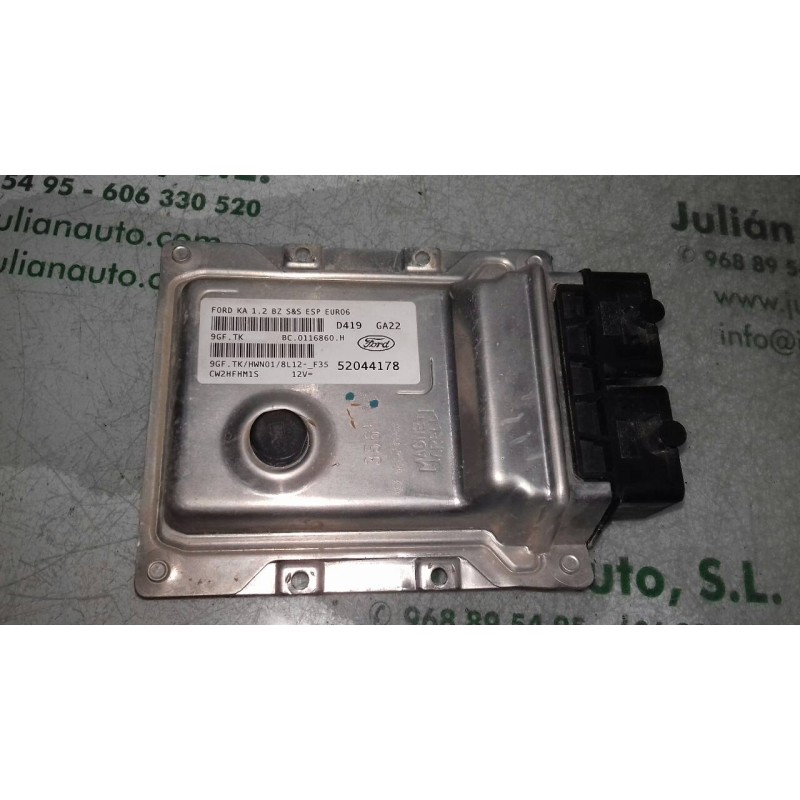 Recambio de centralita motor uce para ford ka (ccu) titanium referencia OEM IAM 52044178 BC0116860H MAGNETI MARELLI