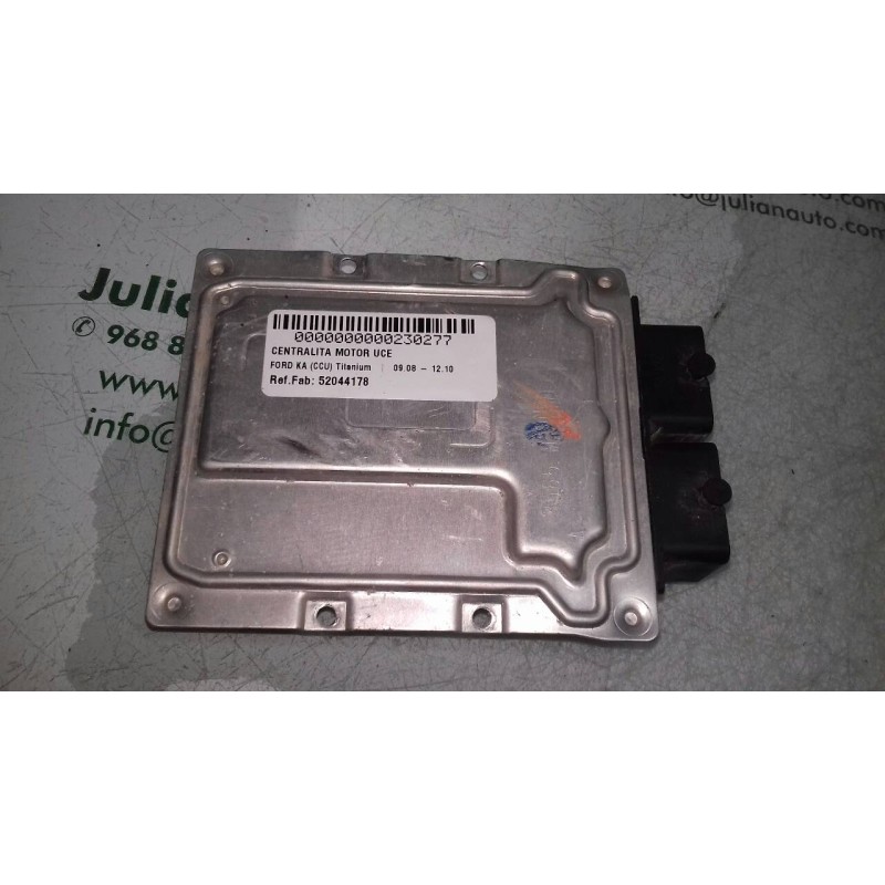 Recambio de centralita motor uce para ford ka (ccu) titanium referencia OEM IAM 52044178 BC0116860H MAGNETI MARELLI