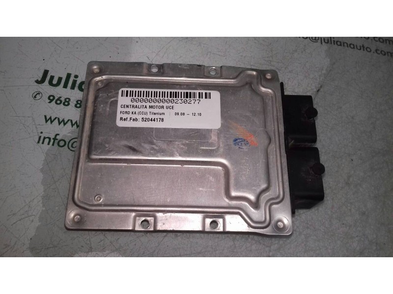 Recambio de centralita motor uce para ford ka (ccu) titanium referencia OEM IAM 52044178 BC0116860H MAGNETI MARELLI