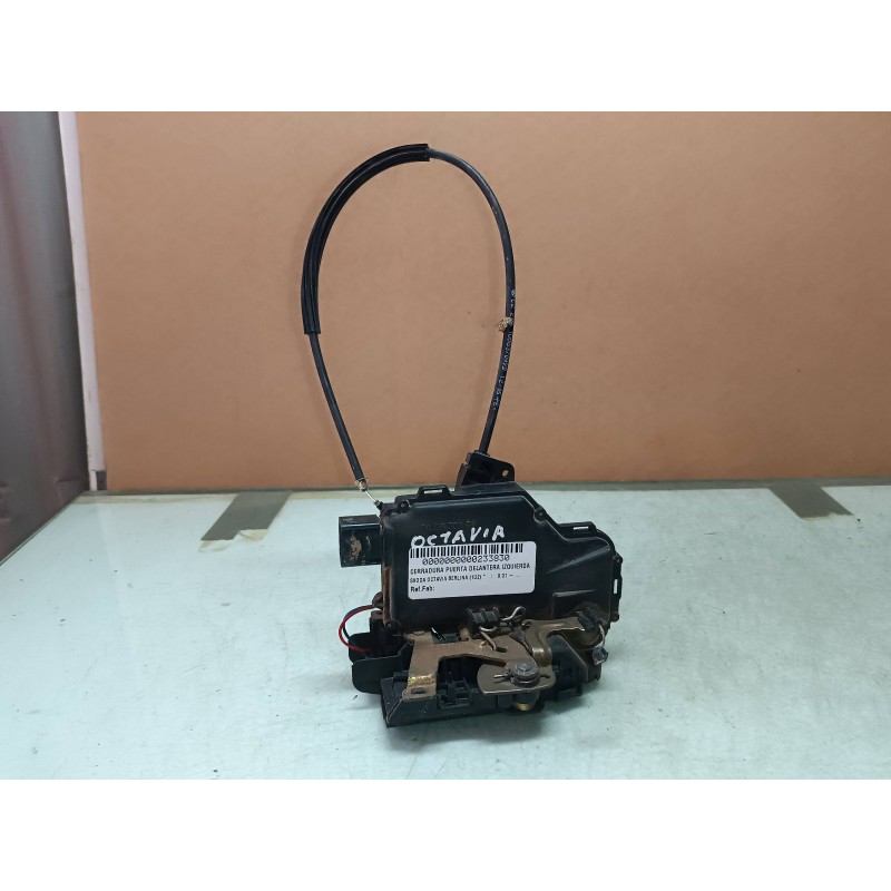 Recambio de cerradura puerta delantera izquierda para skoda octavia berlina (1u2) 1.8 20v slx referencia OEM IAM  NEGRO 4+4 PINE