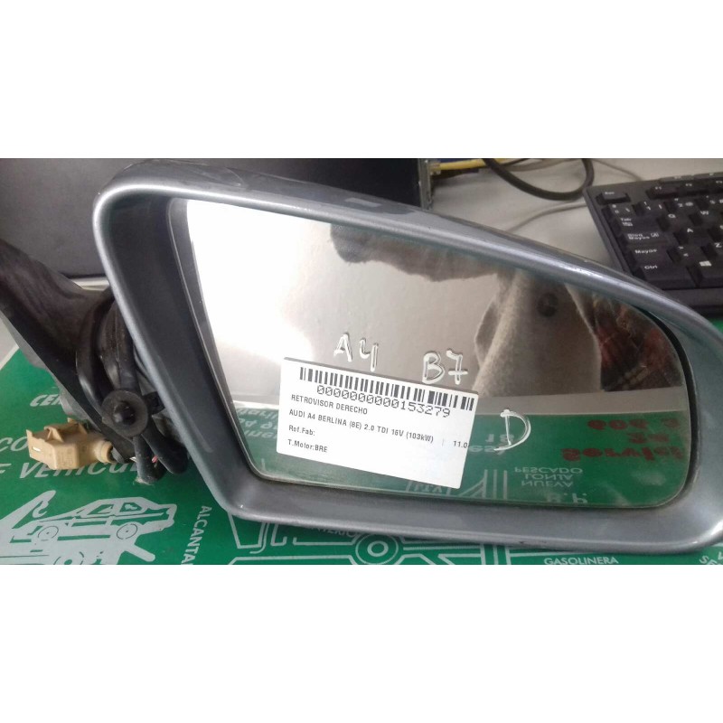 Recambio de retrovisor derecho para audi a4 berlina (8e) 2.0 tdi 16v (103kw) referencia OEM IAM   ELECTRICO