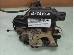 Recambio de cerradura puerta trasera derecha para skoda octavia berlina (1u2) 1.8 20v slx referencia OEM IAM  NEGRO 4+4 PINES 2