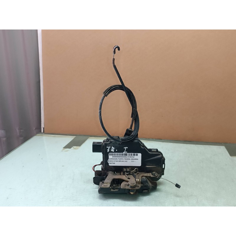 Recambio de cerradura puerta trasera izquierda para skoda octavia berlina (1u2) 1.8 20v slx referencia OEM IAM  NEGRO 3+3 PINES