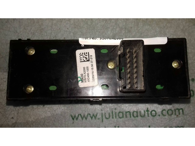 Recambio de mando elevalunas delantero izquierdo para kia cee´d drive referencia OEM IAM 93570A2000 49D4901000 8+8 PINES