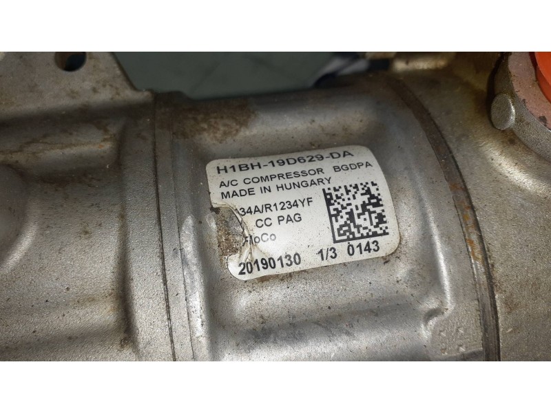 Recambio de compresor aire acondicionado para ford ecosport (cr6) titanium referencia OEM IAM H1BH19D629DA 19D629, FOMOCO