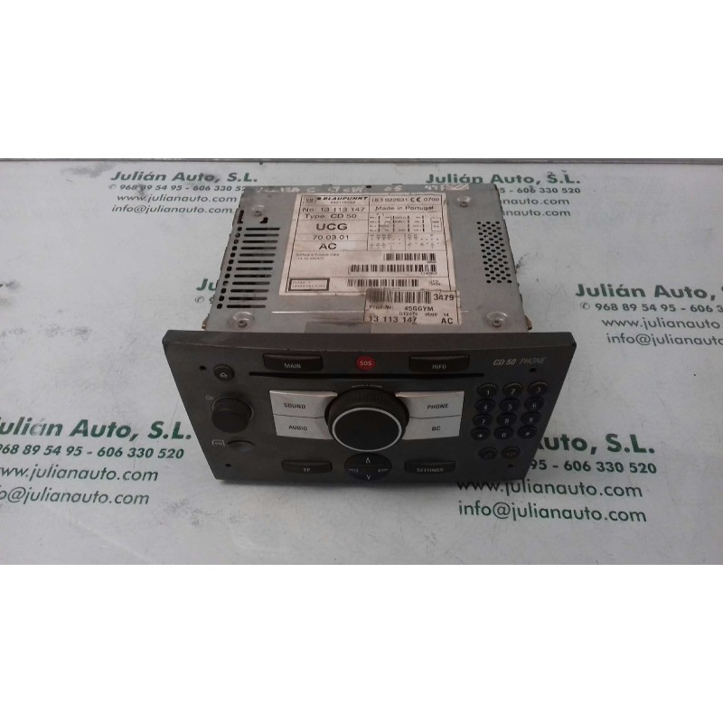 Recambio de sistema audio / radio cd para opel vectra c berlina essentia referencia OEM IAM 7643112310 13113147AC BLAUPUNKT