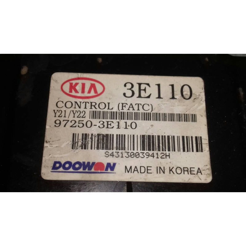 Recambio de mando calefaccion / aire acondicionado para kia sorento 2.5 crdi ex referencia OEM IAM 972503E110 3E110 