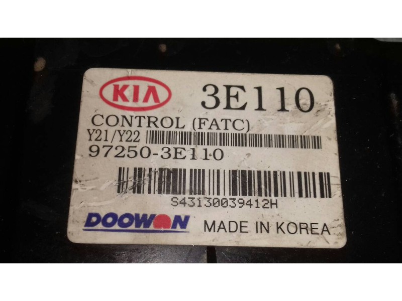 Recambio de mando calefaccion / aire acondicionado para kia sorento 2.5 crdi ex referencia OEM IAM 972503E110 3E110 