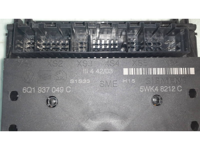 Recambio de modulo confort para seat ibiza (6l1) fresh referencia OEM IAM 6Q1937049C 5WK48212C SIEMENS