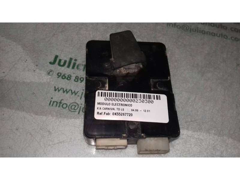 Recambio de modulo electronico para kia carnival td ls referencia OEM IAM 0K55267720 90709391 K552