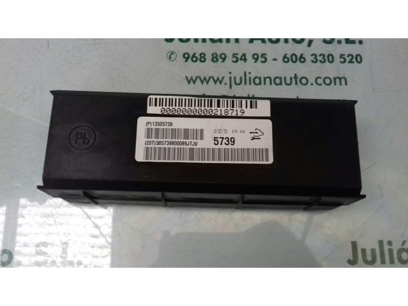 Recambio de centralita aire acondicionado para opel insignia berlina edition referencia OEM IAM 13505739 5739 