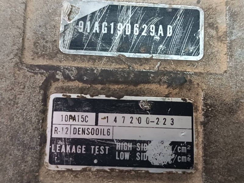 Recambio de compresor aire acondicionado para ford orion cl referencia OEM IAM 91AG19D629AD 10PA15C DENSO