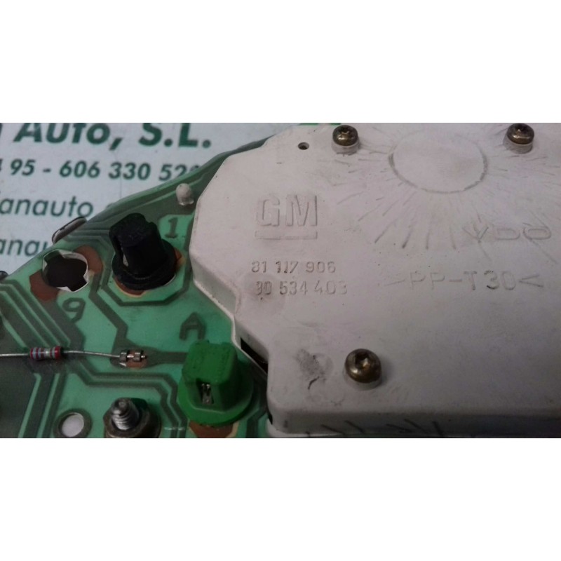 Recambio de cuadro instrumentos para opel corsa b base (e) referencia OEM IAM 81117906 90534403 88481709