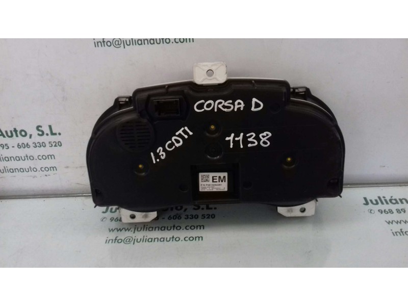 Recambio de cuadro instrumentos para opel corsa d cmon referencia OEM IAM P0013264261 1303304 ET