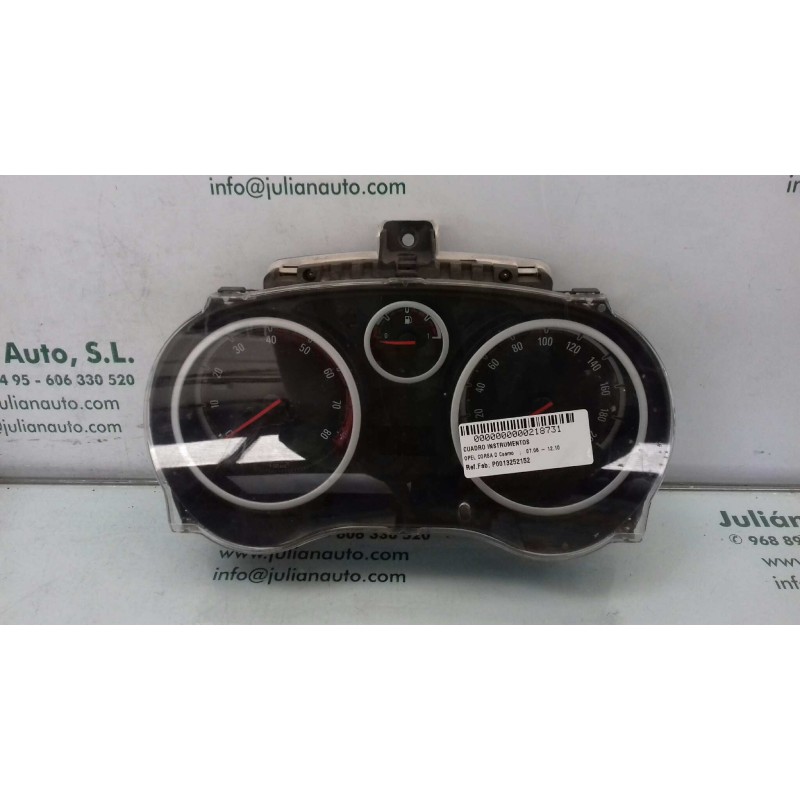 Recambio de cuadro instrumentos para opel corsa d cosmo referencia OEM IAM P0013252152 1344277LL BP