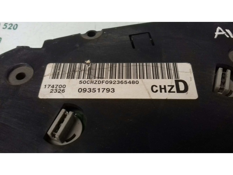 Recambio de cuadro instrumentos para chevrolet alero 2.4 ltr referencia OEM IAM 09351793 174700 CHZD