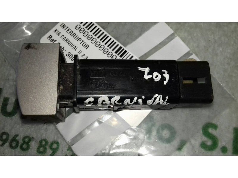Recambio de interruptor para kia carnival ii 2.9 cdri ex referencia OEM IAM 3001658 6 PINES RRHTR