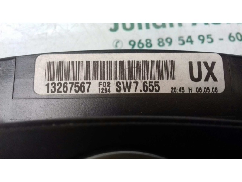 Recambio de cuadro instrumentos para opel astra h ber. cosmo referencia OEM IAM 13267567 3164392 SIEMENS VDO